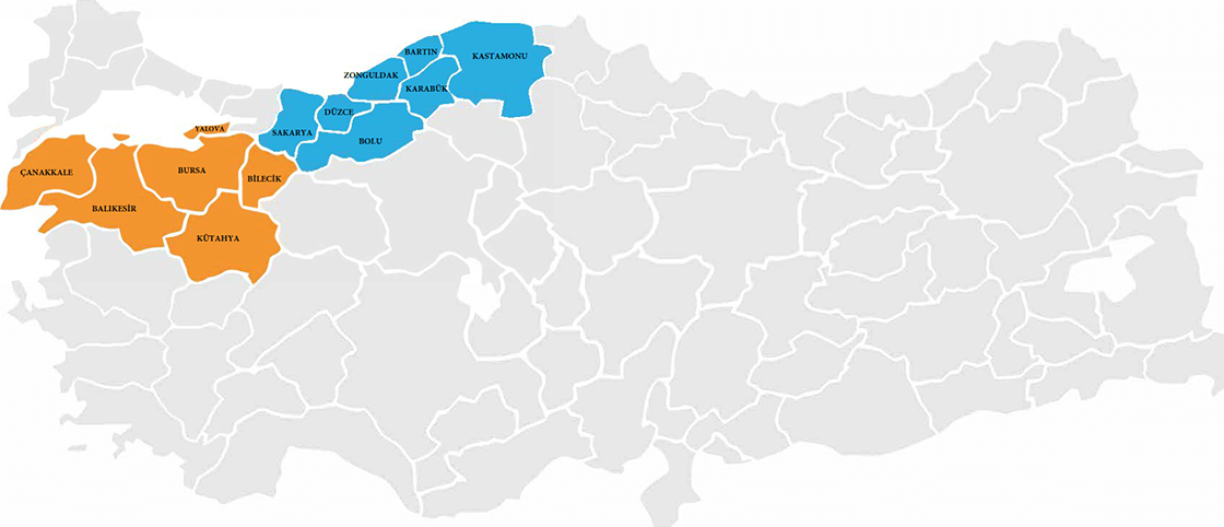 Hizmet Bölgelerimiz